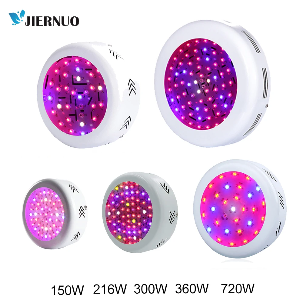 

UFO Plant LED Grow Light Full Spectrum 150W 216W 300W 360W 720W Grow LED Lamp Indoor Tent Plant Light For Vegetable Hydroponics