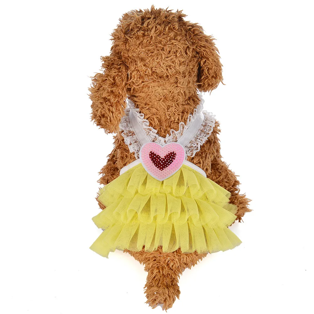 Новинка года; модное платье принцессы с изображением щенка юбка-баллон кружевное платье принцессы с рисунком собаки платье для маленькой собаки; ropa perro grande cachorro