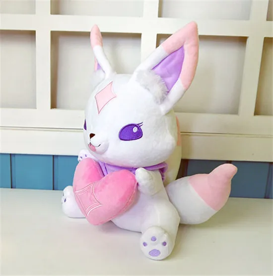Plush Toy Plush Doll Star Guardian Ahri Little Cute Fox Kiko Mascot Anime Stuffed Plush Cartoon Doll