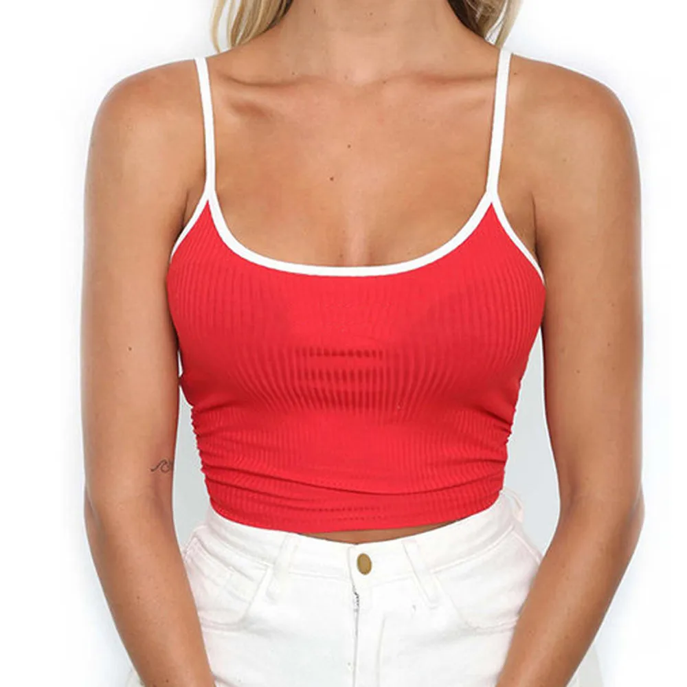 Free Ostrich Crop Top Women Summer Tops 2019 Women Sexy Shoulder Straps