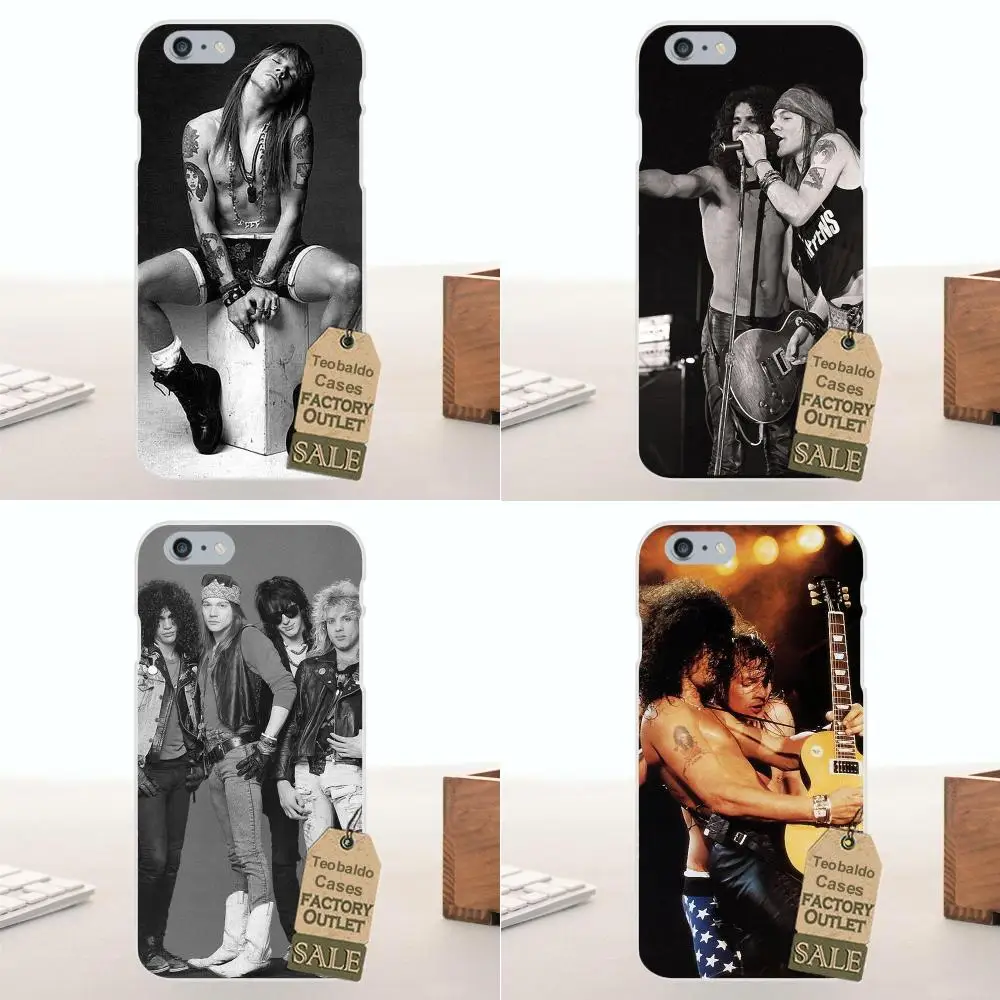Tpwxnx Guns N Roses Ретро слэш деревянный Branco Caso для Apple iPhone 4 4S 5 5C SE 6 6S 7 8 Plus X LG G4 G5 G6 K4 K7 K8