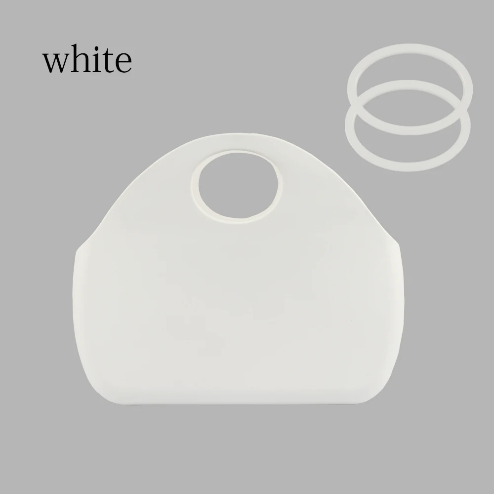 Tanqu стиль obag сумка для тела O moon Классическая водонепроницаемая сумка eva резиновая силиконовая женская сумка - Цвет: white