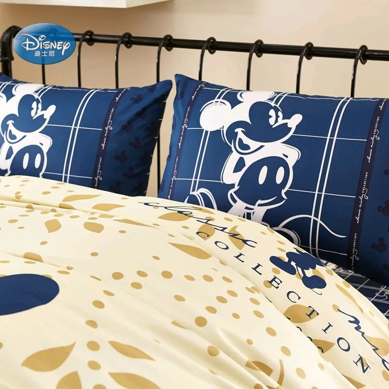 Комплект постельного белья из 100% хлопка с изображением Микки Мауса|mickey mouse bedding