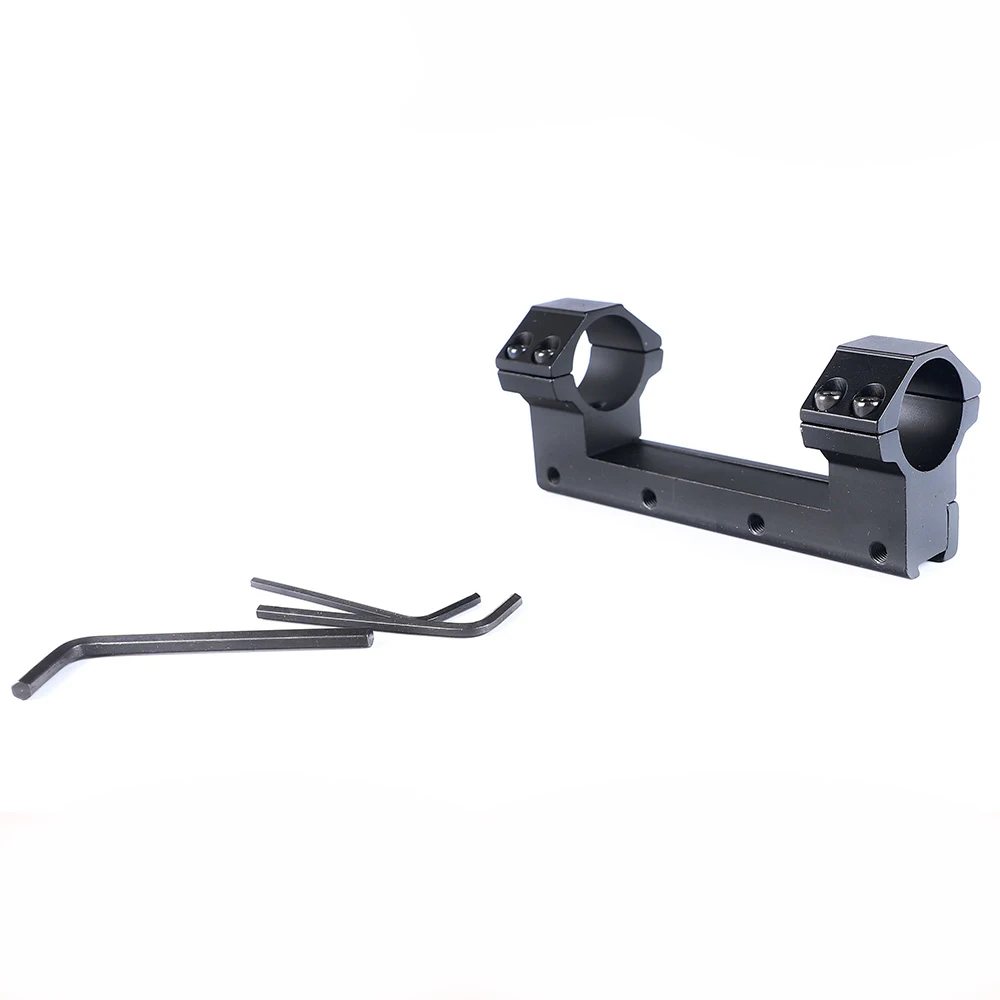 ohhunt 12cm Integral Mounting 25.4mm 1 inch High Profile Scope Rings Mounts for 11mm Dovetail .22 Airgun Rail with Stop Pin (5)