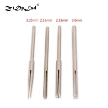 10 шт. 2,35/3 мм хвостовик 50 мм зажим наждачной бумаги разделенные оправки длинный абразивный держатель зажим стержень резной точки для вращающейся шлифовальной машины Dremel
