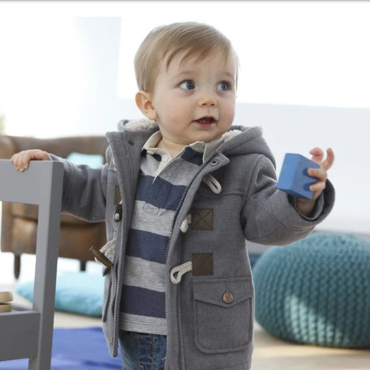 

Winter Boys Jacket Cotton Baby Boys Coats Keep Warm Hooded jacket For Boys Lovely Toddler Baby Kids Clothes Children Clothing