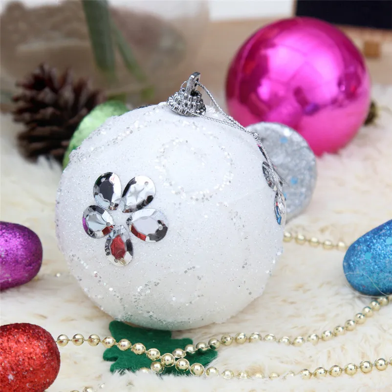 1Pcs Christmas Balls Baubles Party Xmas Tree Decor Hanging Party Supplies new year christmas tree decorations for home O09 (1)