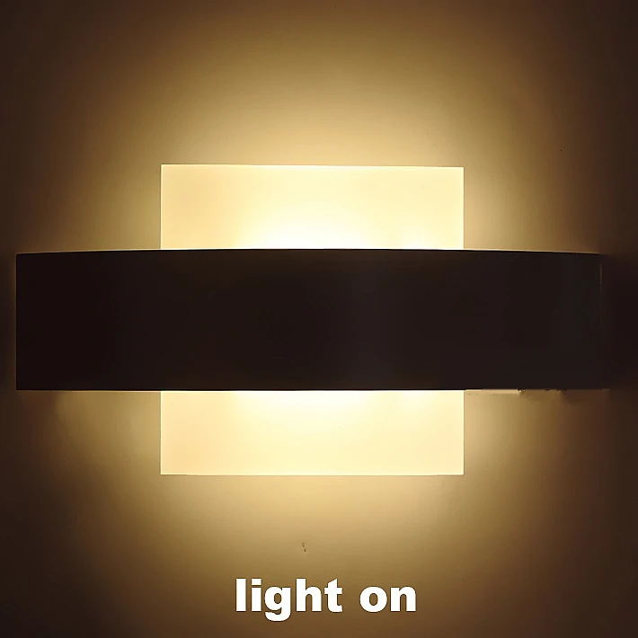 

6W LED Wall Light Metal Aluminum 240*120mm Wall Lamp Led Bedroom Lighting Indoor Stair Light Wall Sconce WWL050