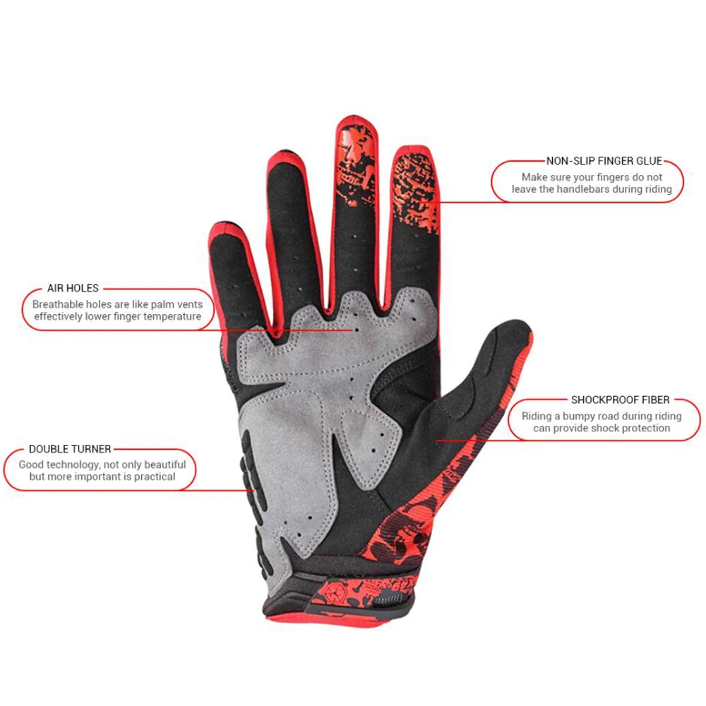 Мотоциклетные перчатки SCOYCO из углеродного волокна летние мужские дышащие для