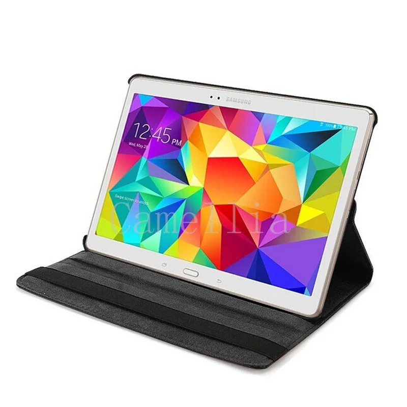 US $529.00 CucKooDo 100pcslot 360 Degree Rotating Magnetic Smart PU Leather Protective Case For Samsung Galaxy TabS 105 SMT800 Tablet
