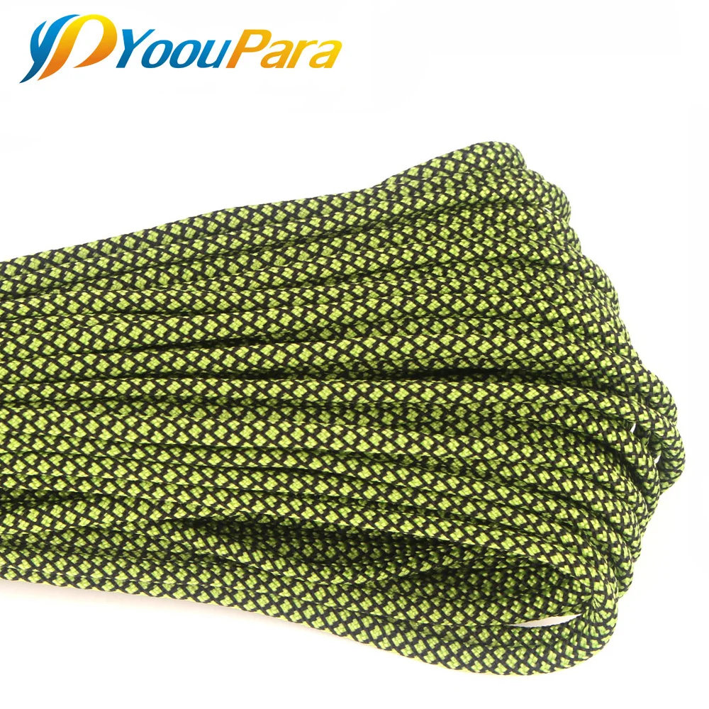 Новый цвет Paracord 550 100FT веревка Тип III 7 Открытый Кемпинг для выживания оптом|rope