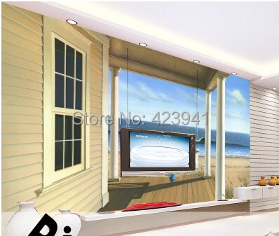 

2941 Can be customized 3D visual space home decoration mural art wallpaper Restoring ancient personality wall sticker home decor