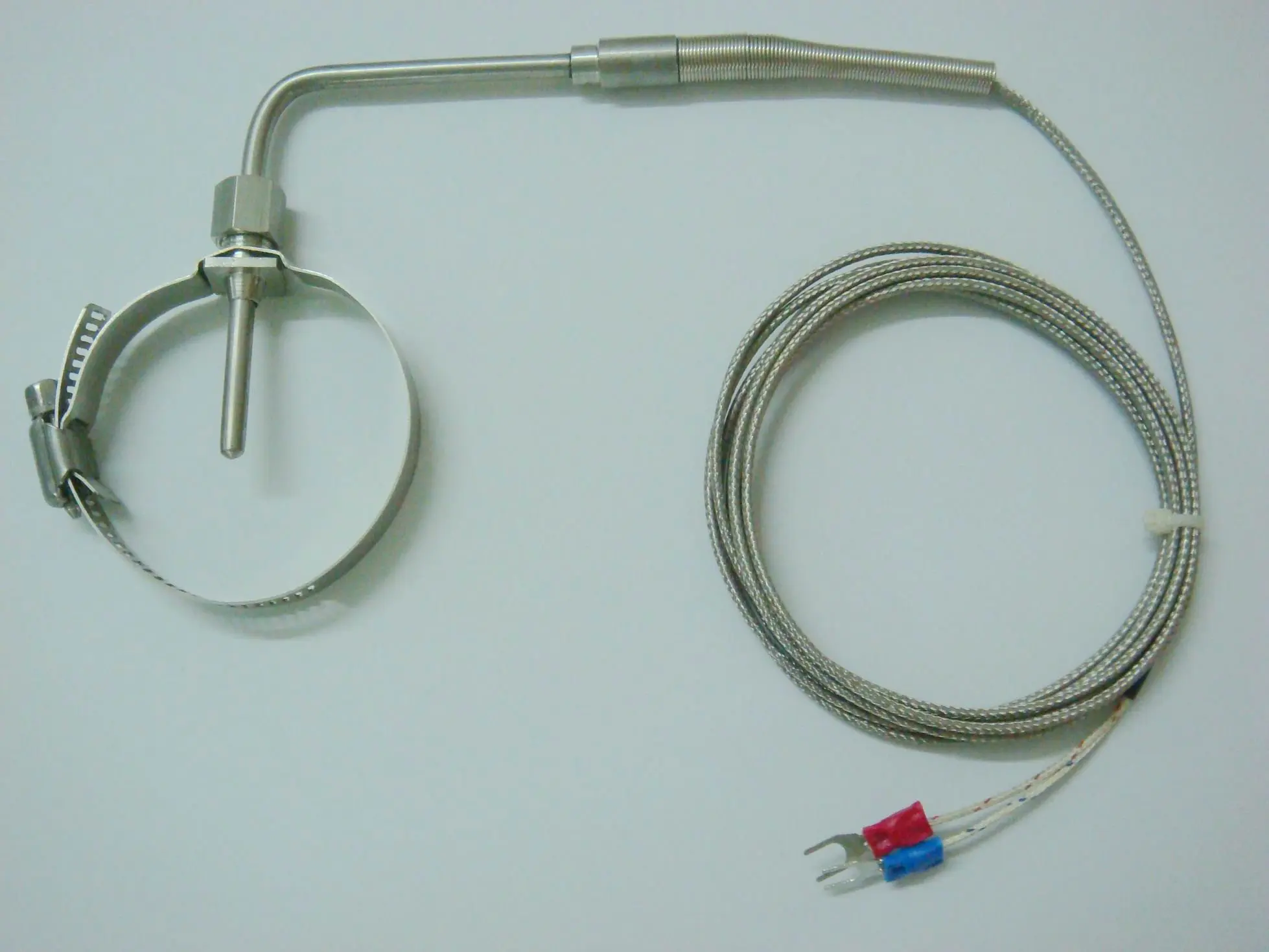 Free Shipping Pipe Clamp Thermcouple Type K Temperature Sensor on