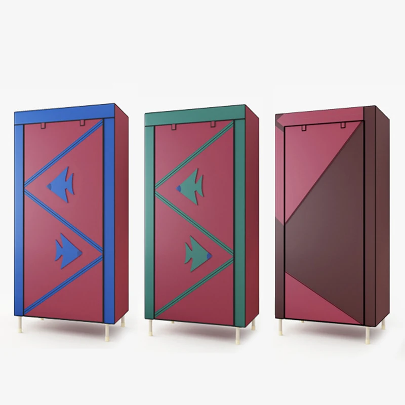 Reinforcement Thicken Cloth Wardrobe Steel Pipe DIY Student Wardrobe Closet Clothing Storage Cabinet High Quality Home Furniture