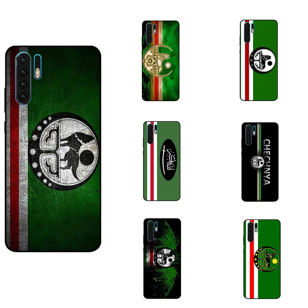 

Chechen National Flag Theme TPU Phone Cover Cases For Huawei Honor Play 8 a x 9i 10 Note 10 Magic2 V8 V9 V10 Max Lite