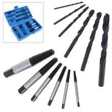 Best Price TORO 6pcs Broken Screw Extractor Remover Bolt Easy Remove Out Drill + 6pcs Twist Drill Spiral Drill Bit Set