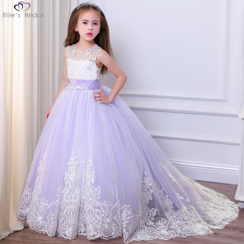 kids baby girls lace dress party prom bridesmaid dress new xmas baby