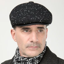 Новое поступление, Мужская шерстяная шапочка для бассейна, Мужская зимняя теплая Бейсболка для взрослых, кепка, мужские шерстяные наушники, шапка, B-7369