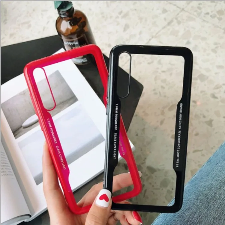 

For XiaoMi RedMi 4x 4A 5 6 Plus Mobile Shell Acrylic Simulation Glass Soft Edge Note 4X 5 6 Pro Protective Cover