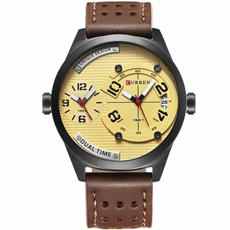 

New 2019 Men Watch CURREN Top Brand Luxury Mens Quartz Wristwatches Male Leather Military Date Sport Watches Relogio Masculino