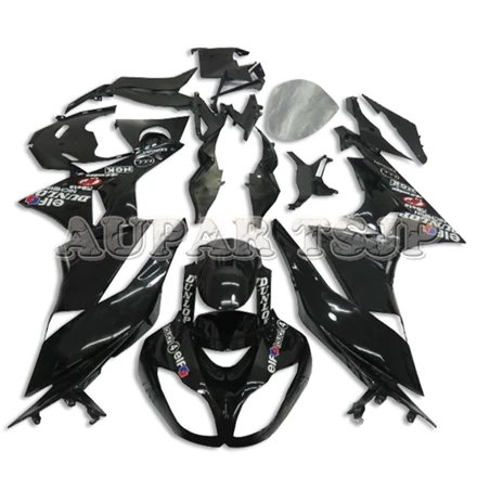 Черный корпус мотоцикла для Kawasaki ZX6R ZX636 2009 2010 2011 2012 ABS панели Пластиковые обтекатели 636 09 до 12 крышки