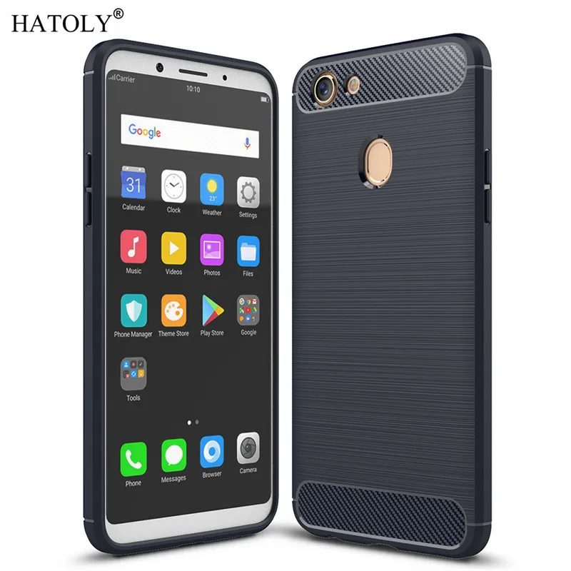 

HATOLY For Capa OPPO F5 Case OPPO F5 Anti-knock Soft TPU Brushed Rugger Silicone Phone Case For OPPO F5 Fundas 6.0 inch