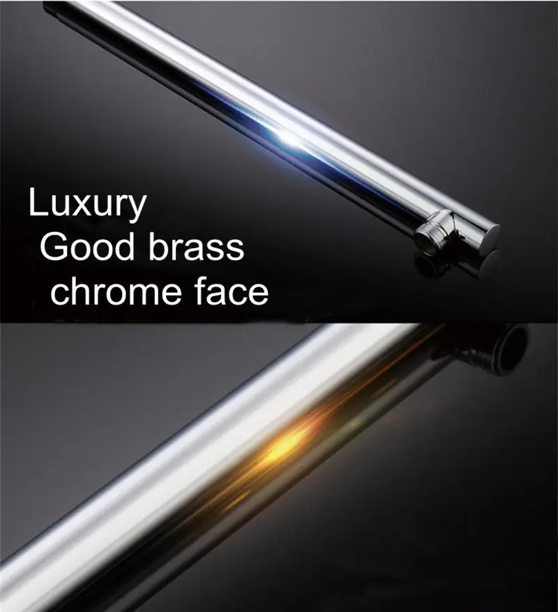 round brass shower arm 4