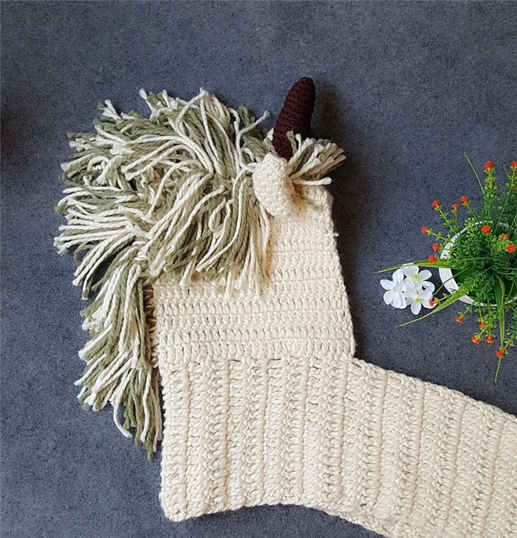 2018 New Autumn And Winter Children's Hat Unicorn Wool Scarf One Cloak Shawl Tassel Warm Winter ACI85 (14)