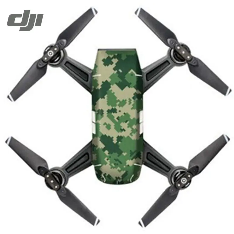 

DJI SPARK RC Quadcopter Waterproof FPV Racer Drone Body Shell Stickers Camouflage Colorful Decals DIY Accessories