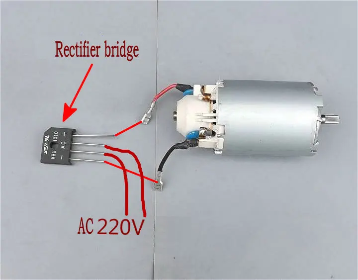 AC220V выпрямитель/DC100V-300V/двигатель постоянного тока/двигатель для соевого молока/Высокая мощность 500 Вт/высокая скорость/двигатель PM/DIY