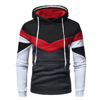 

Brand 2018 Hoodie Splicing Hoodies Men Fashion Tracksuit Male Sweatshirt Hoody Mens Purpose Tour Hoodie M-XXL