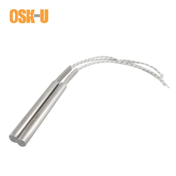 

2PCS 220V Cartridge Heater Element 12mm Tube Diameter Single Head Electric Heating Tube Element Wattage 100/150/250W