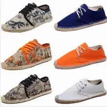 QWEDF/Мужская обувь; Мужские эспадрильи на шнуровке; коллекция года; летняя парусиновая Обувь На Шнуровке; Мужская дышащая обувь; zapatos hombre; G3-54