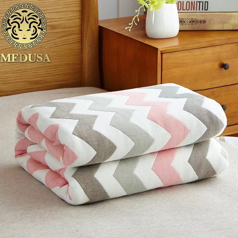

Medusa 100% cotton sateen chevron aqua quilted bedspreads full double size 1pc pack