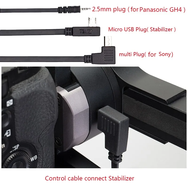 Zhiyun карданный стабилизатор кабель управления Micro USB к Мульти USB кабель ZW-MULTI-002 для всех sony беззеркальных камер аксессуары