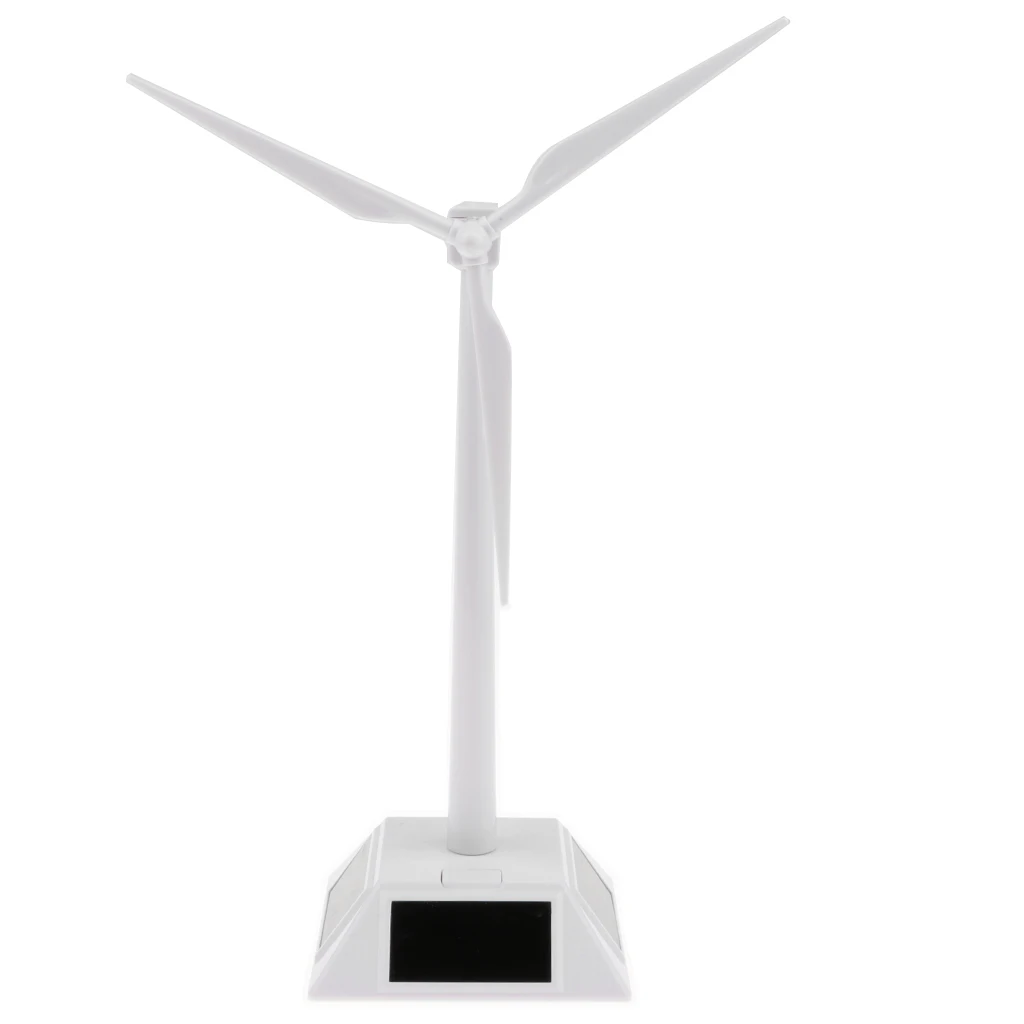 DIY Solar Powered Windmills Desktop Wind Turbine Model Kids Science Toys