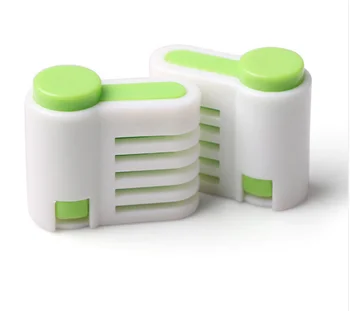 

2 pcs /lot 5 Layers Bread Slicer Food-Grade Plastic c ake Bread Cutter 5 Levers Cutting Bread Knife Splitter Toast Slicer 70 80