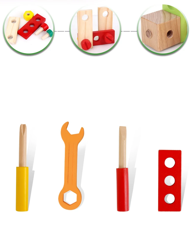 Игрушки для мальчиков Деревянные Монтессори многофункциональный набор инструментов игрушки для мальчиков ролевые игры Дошкольное раннее образование игрушки для детей