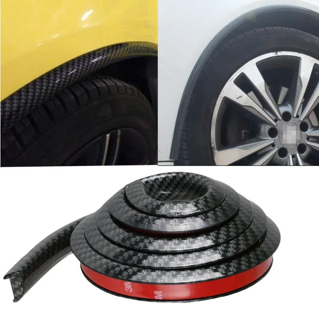 Car Wheel Well Moulding 4PCS Waterproof 59"/150cm Car Trunk Body Wheel