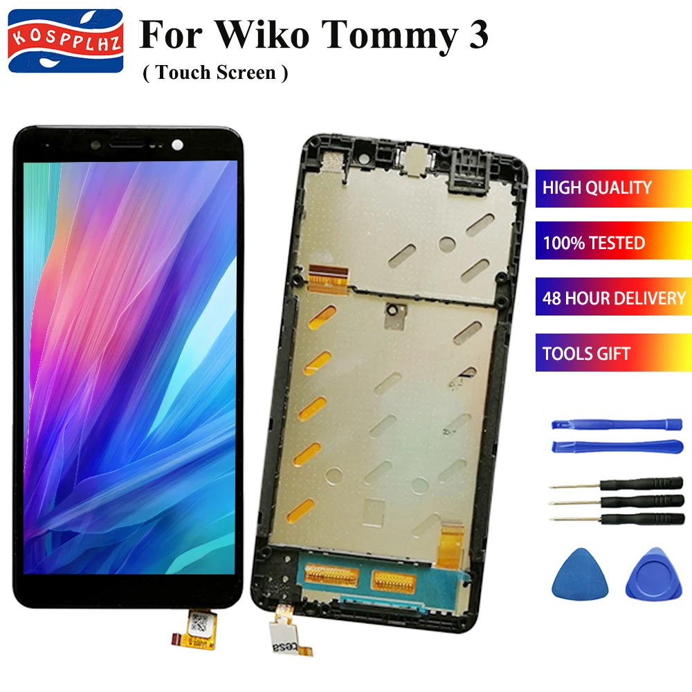 

960*480 For Wiko Tommy 3 LCD Display and Touch Screen Digitizer Assembly 5.45 Inch For Wiko Tommy Tommy3 Mobile Phone + Tools