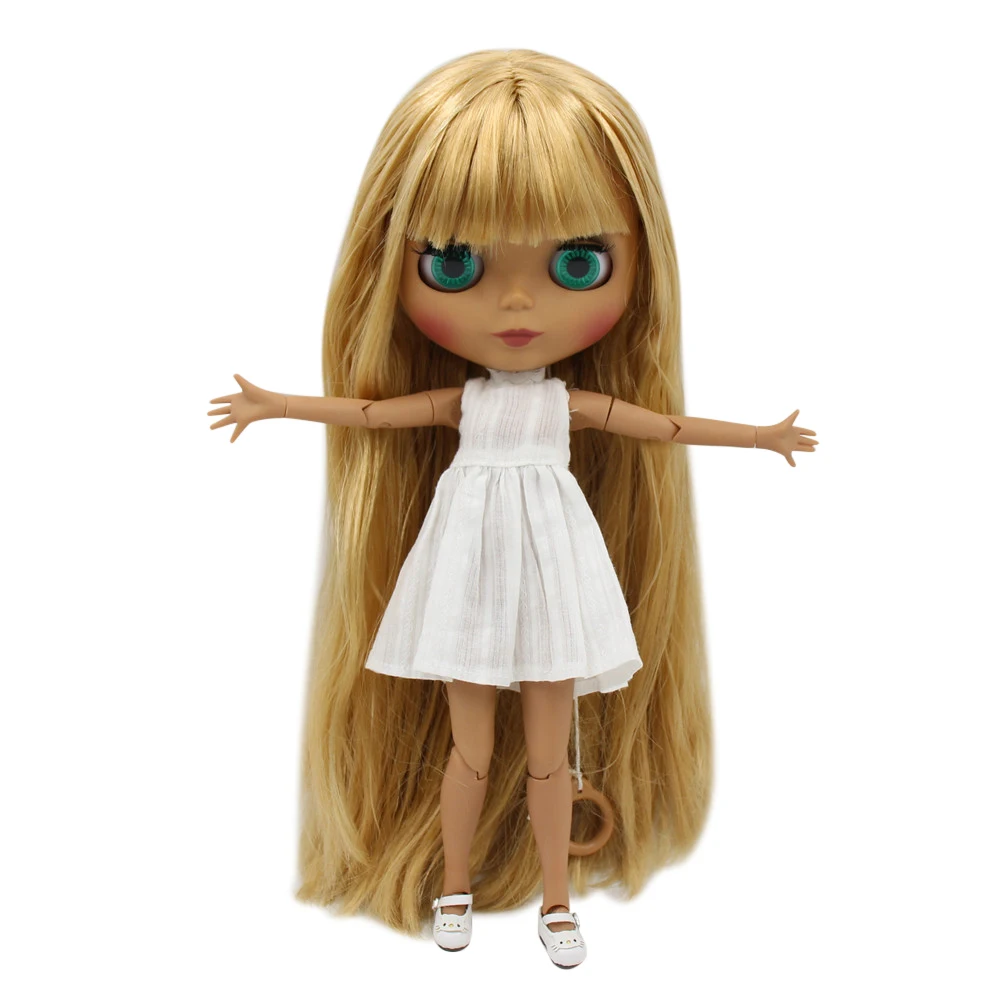 Ледяной DBS Blyth кукольные 1/6 bjd черная матовая искусственная кожа с уход за кожей
