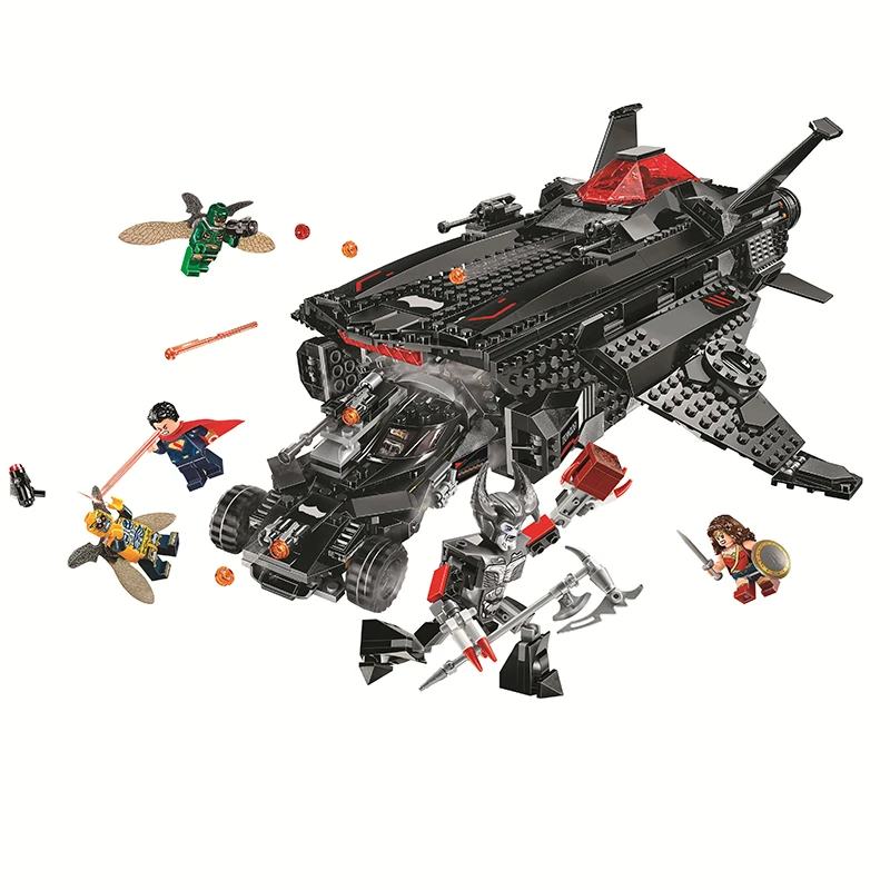 

Bela Marvel Batman Flying Fox Batmobile Airlift Attack Avengers Infinity War Super Hero Building Blocks Bricks Compatible Legoe