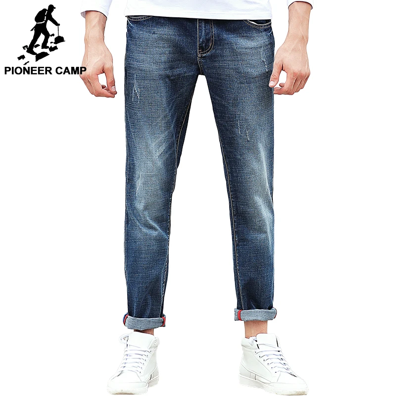 Pioneer Camp Jeans men brand clothing high quality Slim male Casual Pants Quality Cotton Denim trousers For Men 655122 Pioneer Camp Jeans men brand clothing high quality Slim male Casual Pants Quality Cotton Denim trousers For Men 655122