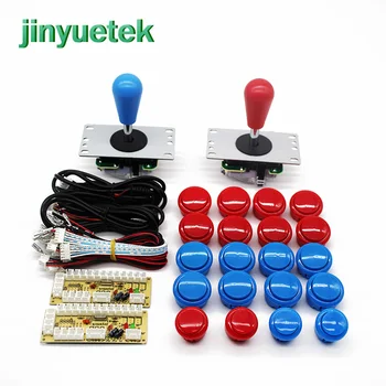 

Fast shipping arcade diy kit joystick bartop kit sanwa fliperama maquina mandos arcade 2 player button set americano Zero Delay