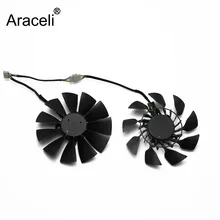 2 pçs/lote 95MM 12V 0.55A FD9015U12S DC Para ASUS GTX760 780 780TI R9 280 290 R9 280X 290X R9 390 390X GTX970 Cartão VGA Ventilador de Refrigeração