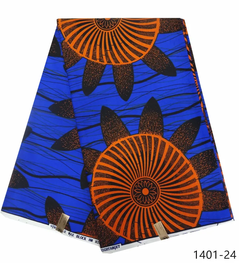 Анкара ткань лучшее качество настоящий java воск 6 ярдов африканская набивная 100%