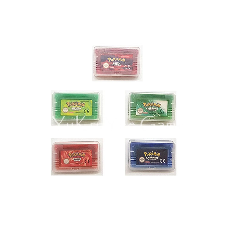 

PokemonSeries French Language Video Game Cartridge Console Card for 32 Bit Handheld Player Console System