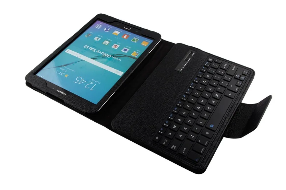

Litchi PU Leather Cover For Samsung Galaxy Tab S2 9.7 T810 T813 T815 T819 Smart Bluetooth Keyboard Tablet Cover+Stylus Pen+Gift.