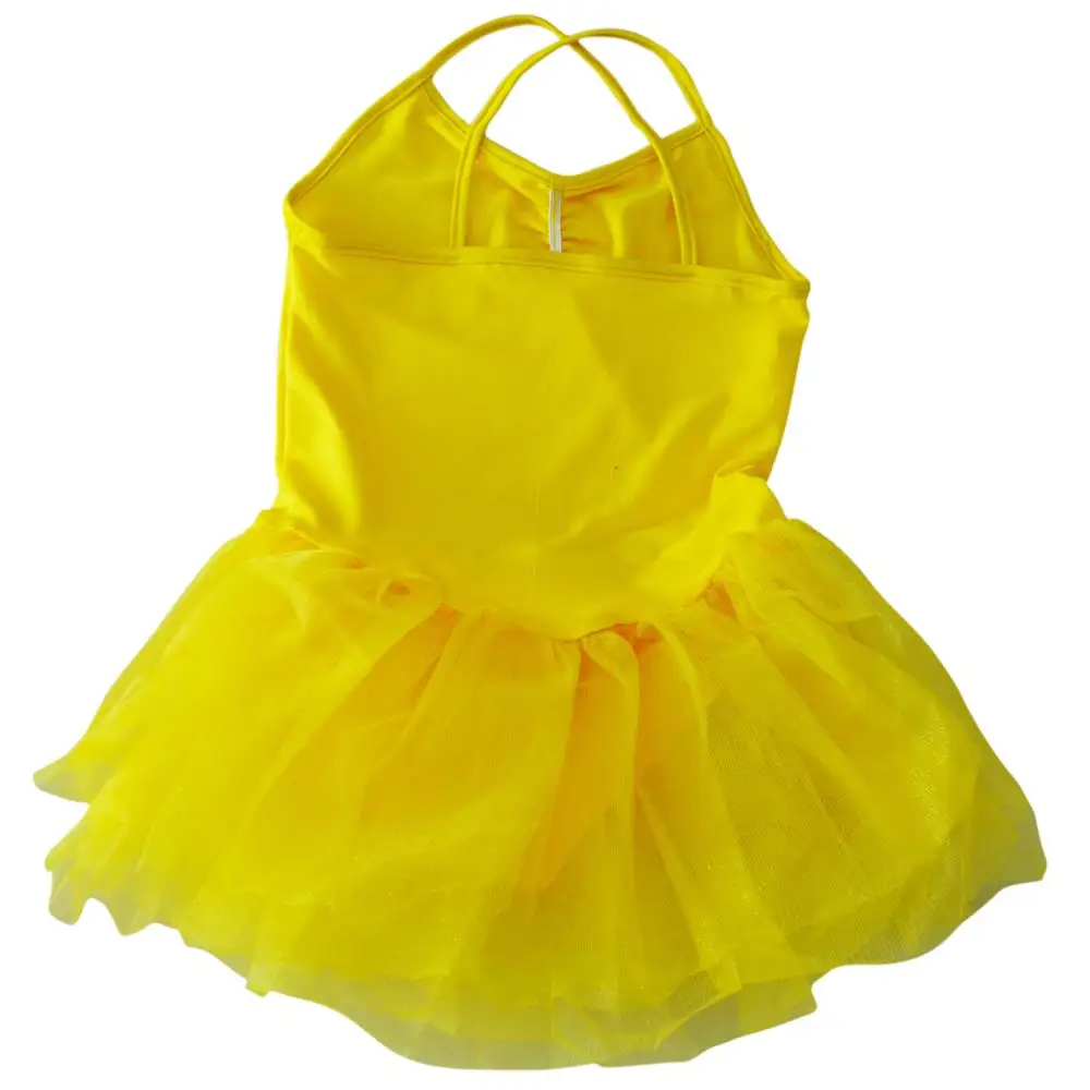 yellow ballet tutu dress