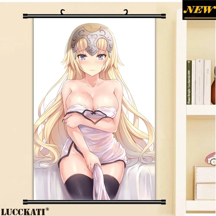 1 breast_hold chinadress fate_grand_order jeanne_d'arc jeanne_d'arc_(fate) no_bra nopan see_through thighhighs wet wet_clothes yuemanhuaikong_